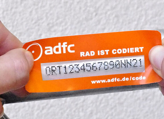 Fahrrad-Codierung am Frühlingsfest in Sulingen